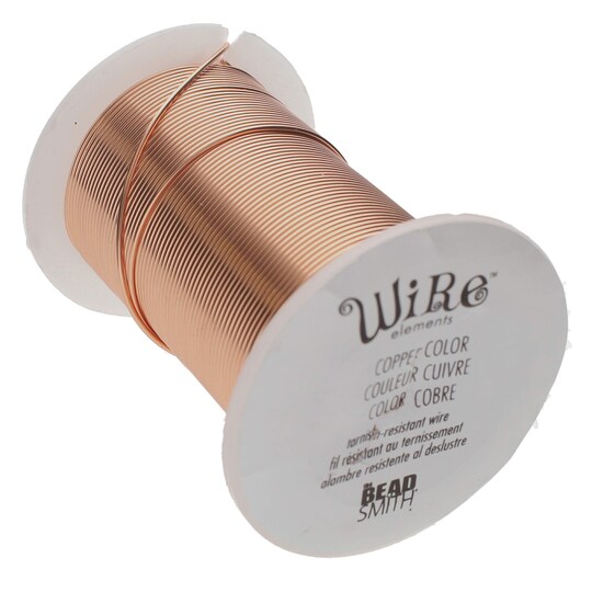 The Beadsmith; The Beadsmith Wire Elements Lacquered Tarnish-Resistant Copper Wire; Category:Wire Wrapping Wire; Image:1